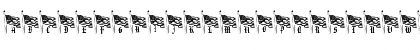 Download pf_flag_needs Regular Font Uppercase Preview