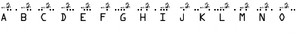 Download pf_MC morse_VanDuuren_7_Unit S Regular Font Uppercase Preview