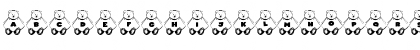Download Pf_teddy_008 Normal Font Uppercase Preview