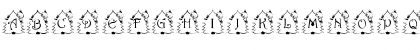 Download pf_xmas tree 1 Regular Font Uppercase Preview