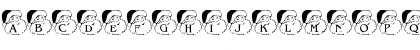 Download pf_xmas_santahead Regular Font Uppercase Preview