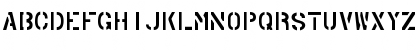 Download PHANTOM STENCIL PHANTOM STENCIL Font Uppercase Preview