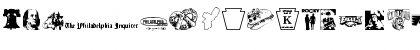Download Philly Dings Regular Font Uppercase Preview