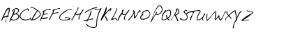 Download PhontPhreak's Handwriting Regular Font Uppercase Preview