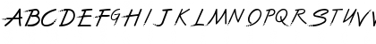 Download Pincel 2 Plain Regular Font Uppercase Preview