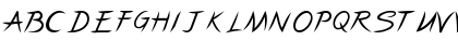 Download Pincel Caps Regular Font Uppercase Preview