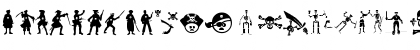 Download PiratesThree Regular Font Uppercase Preview