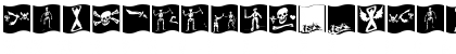 Download PiratsSymbolsArtefacts Regular Font Uppercase Preview