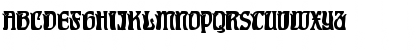 Download PittoresqJugendstil Regular Font Uppercase Preview