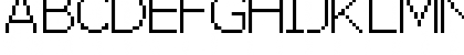 Download pix PixelFJVerdana12pt Regular Font Uppercase Preview