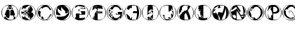 Download PixCapsRound Regular Font Uppercase Preview
