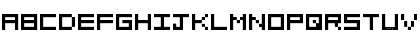 Download Pixelated Regular Font Uppercase Preview