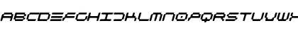 Download PixelpackItalic Regular Font Uppercase Preview