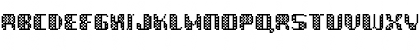 Download PixetlHard Regular Font Uppercase Preview