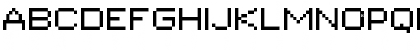 Download PIXgothic_7 Regular Font Uppercase Preview