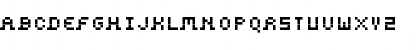 Download Pixotica Regular Font Uppercase Preview