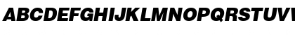 Download ContextBlackSSK Italic Font Uppercase Preview
