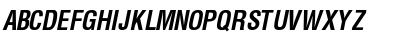 Download ContextCondSSK BoldItalic Font Uppercase Preview