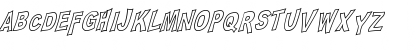 Download PLATSCH 2 outline Regular Font Uppercase Preview