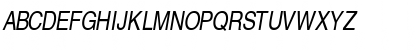 Download ContextExtraCondSSK Italic Font Uppercase Preview