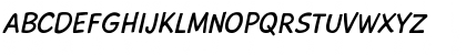 Download PlaytimeWithHotToddiesOblique Regular Font Uppercase Preview