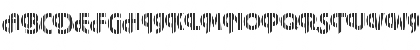 Download Plaza01 Becker Regular Font Uppercase Preview