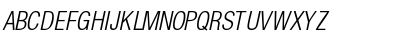 Download ContextLightCondSSK Italic Font Uppercase Preview