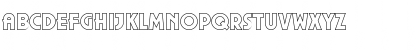 Download PlazaOutPUlt Regular Font Uppercase Preview