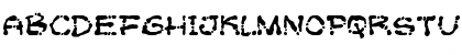 Download Poft Sarade Regular Font Uppercase Preview