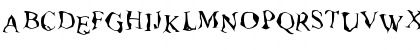 Download Poltergeist Shuffled Regular Font Uppercase Preview