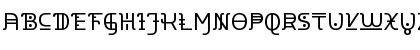 Download Polymorph North Regular Font Uppercase Preview