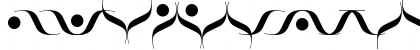 Download Pompeijana Borders Regular Font Uppercase Preview