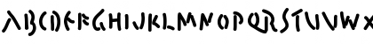 Download Pompeji Regular Font Uppercase Preview