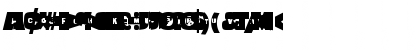 Download Populist Noise Regular Font Uppercase Preview