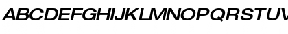 Download ContextRepriseMediumExpSSK Italic Font Uppercase Preview