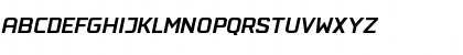 Download PositecBoldItalic Regular Font Uppercase Preview