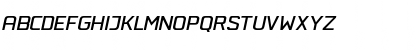 Download PositecItalic Regular Font Uppercase Preview