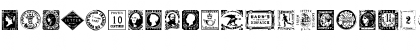 Download Postage Stamps Regular Font Uppercase Preview