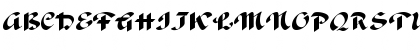 Download Postillion Regular Font Uppercase Preview