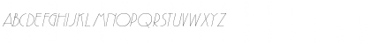 Download PoufLightSSK Italic Font Uppercase Preview