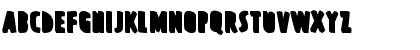 Download PraterBlockTwo-Back Regular Font Uppercase Preview