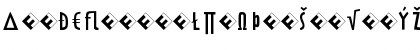 Download PraterBlockTwo-FillExpert Regular Font Uppercase Preview