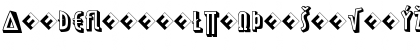 Download PraterBlockTwo-RegularExp Regular Font Uppercase Preview