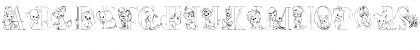 Download Precious Moments Regular Font Uppercase Preview