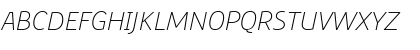 Download PreciousSansLightItalic Regular Font Uppercase Preview
