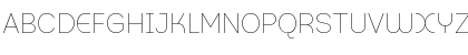 Download PrefaceThin Regular Font Uppercase Preview