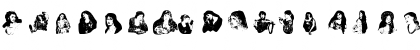 Download PreRaphaelites Regular Font Uppercase Preview