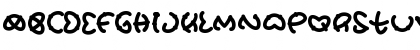 Download PretzUnsalted Regular Font Uppercase Preview