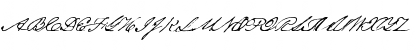 Download Primo Script Regular Font Uppercase Preview