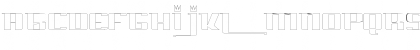 Download PrinceAlbertOutline Regular Font Uppercase Preview
